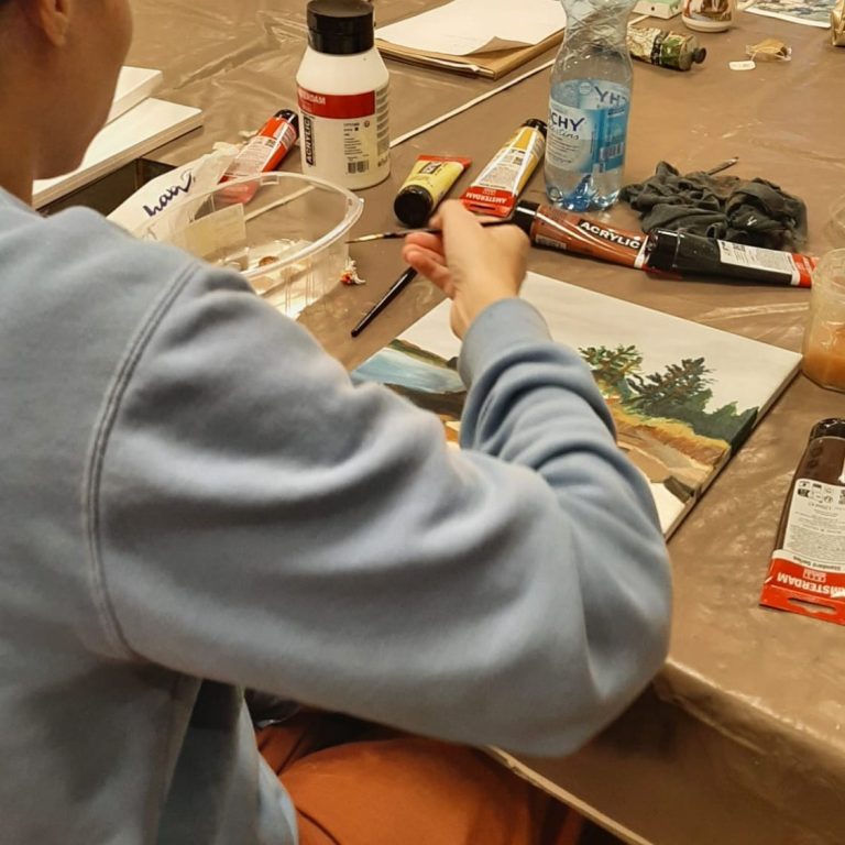 cours peinture lattes maurin